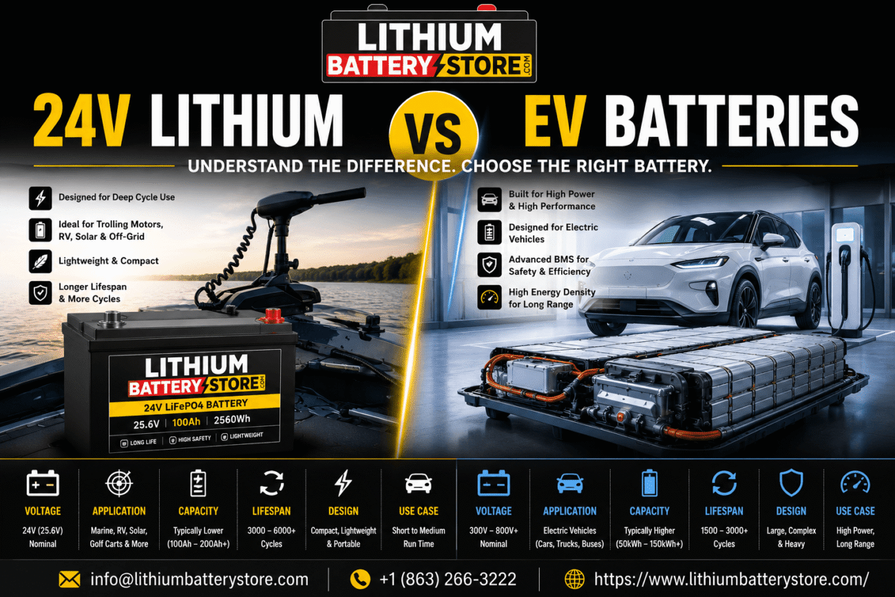 24V lithium ion battery