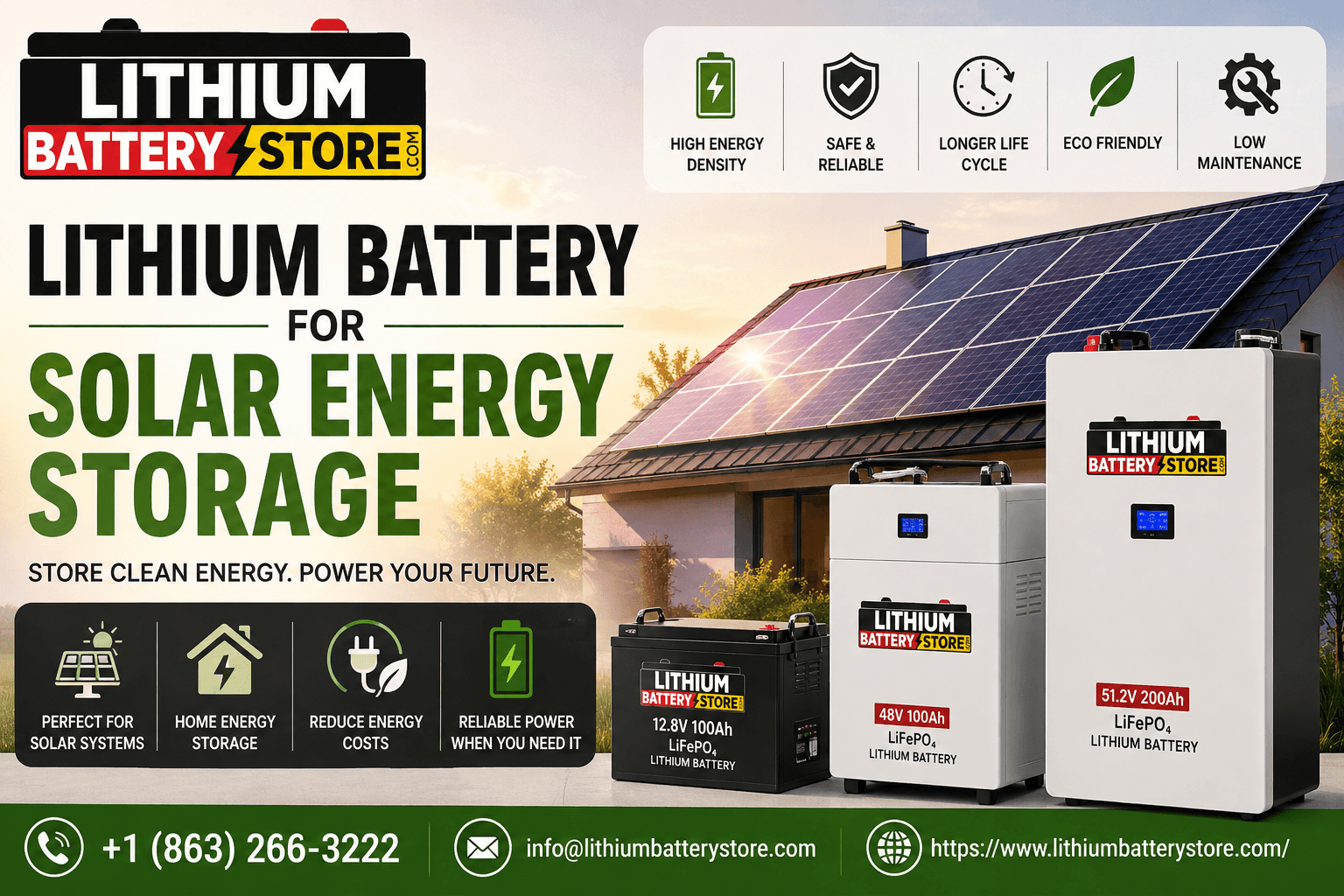 Lithium Battery for Solar Energy