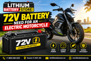 72V Battery for Electric Motorcycle