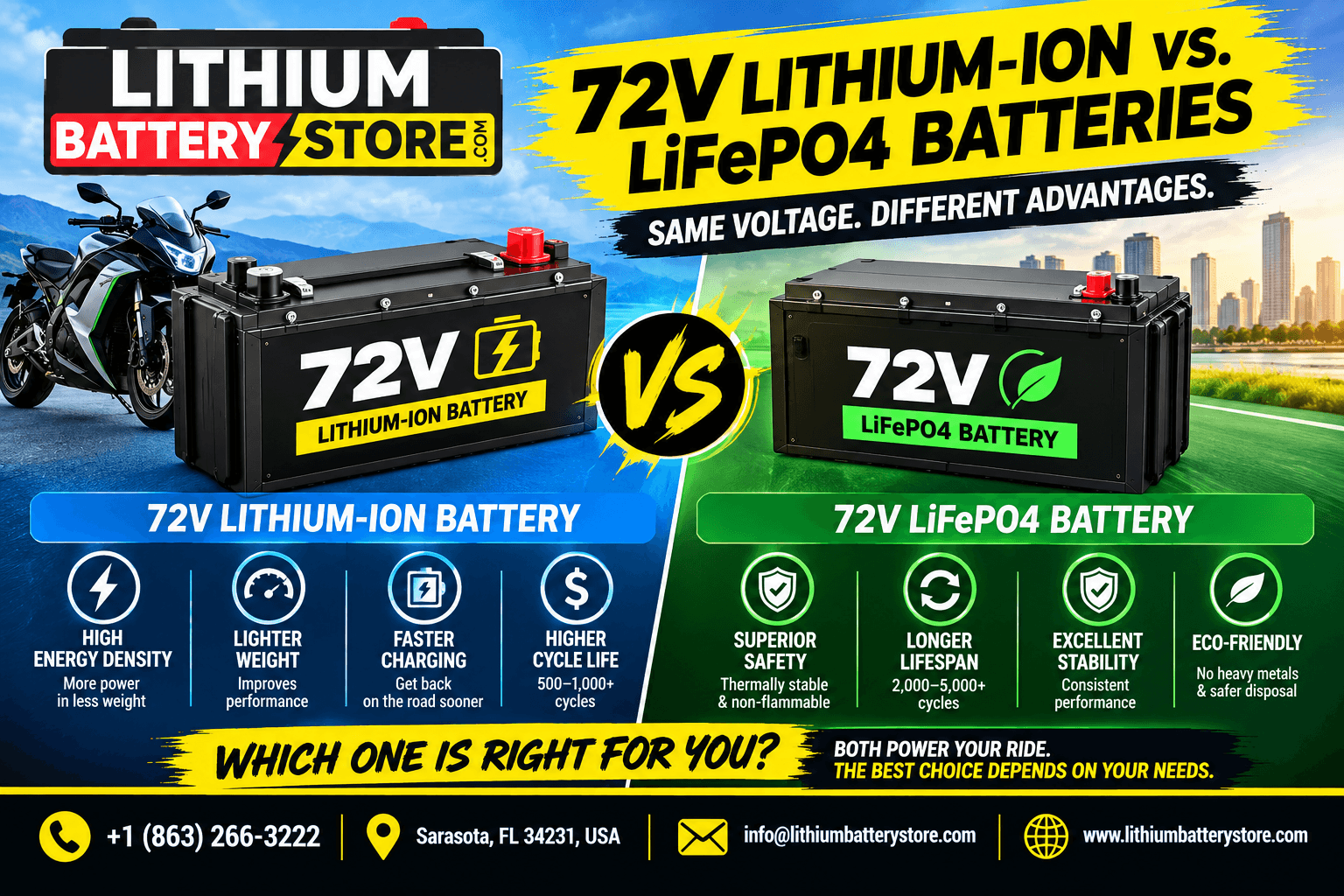 72V Lithium-Ion